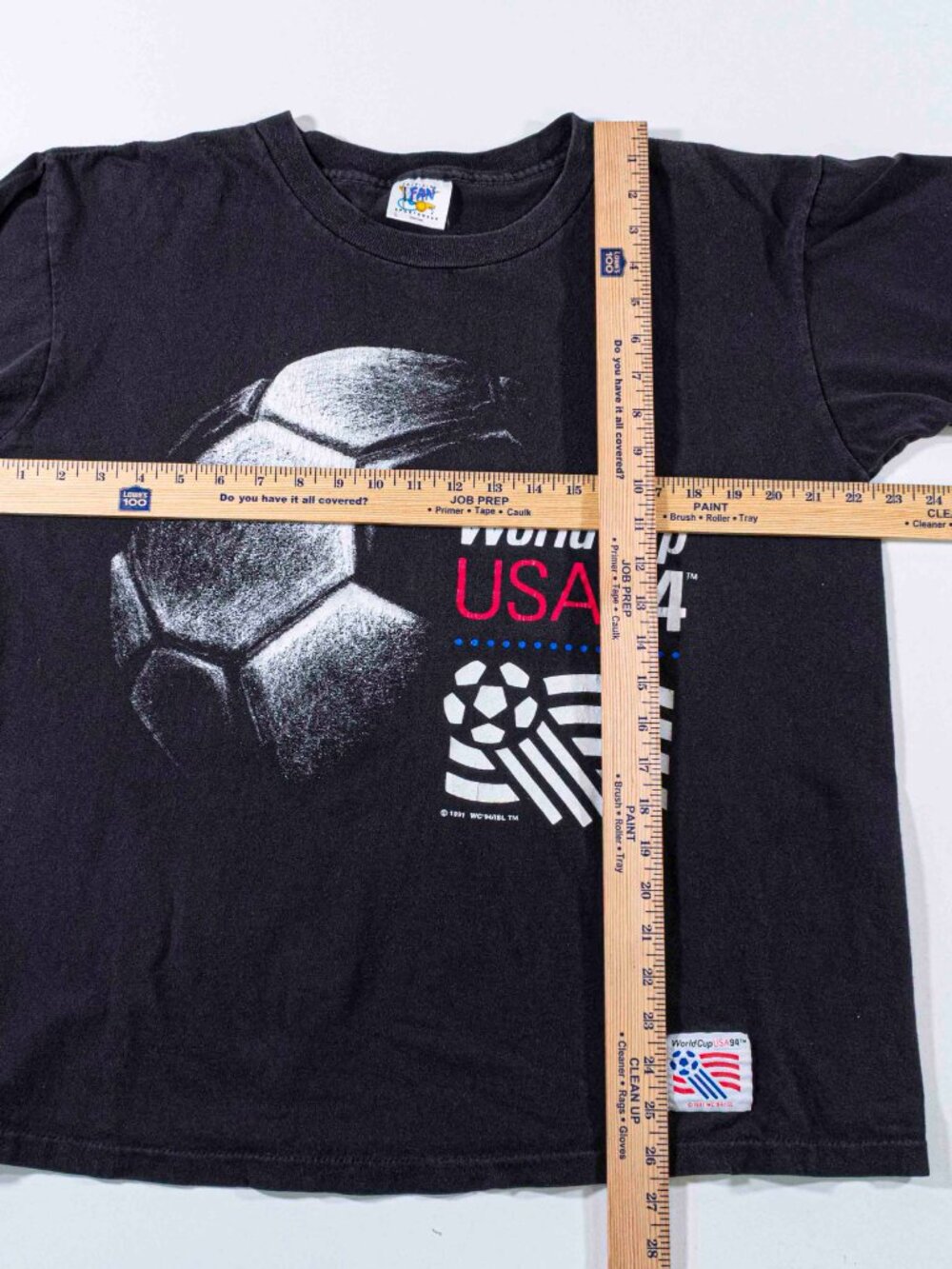 Vintage 1994 World Cup USA Soccer T-Shirt L Fan Sportswear 90s Blokecore Futbol - Picture 3 of 10